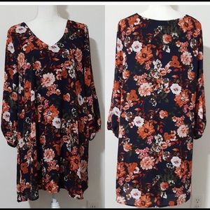 BNWT LULUS cold shoulder floral dress